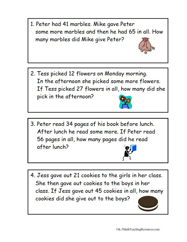 21 Math Grade 3 Worksheets Word Problems