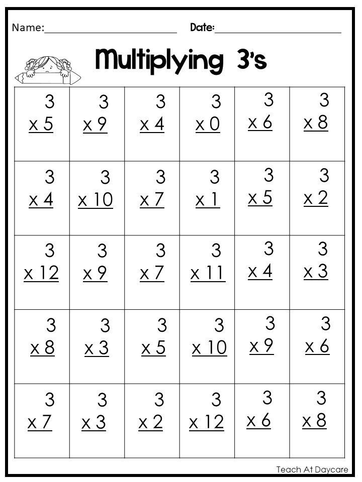 21 Multiplication Practice 3Rd Grade Worksheets