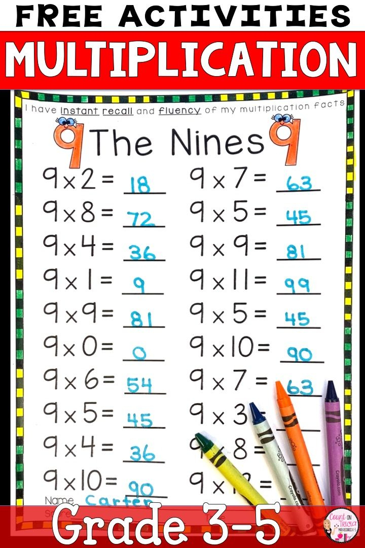 21 Multiplication Practice 3Rd Grade Worksheets