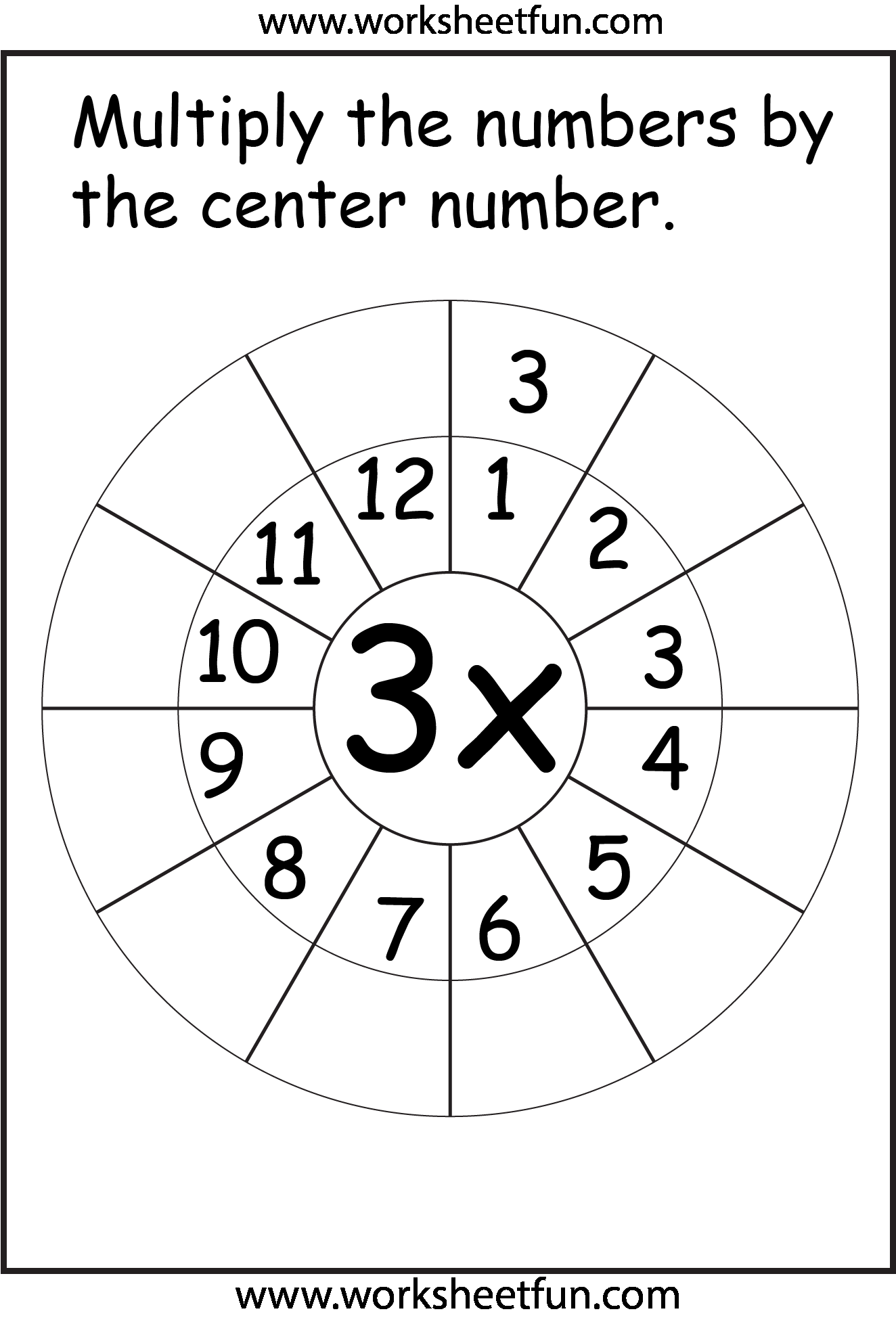 21 Multiplication Worksheets 2 5 10