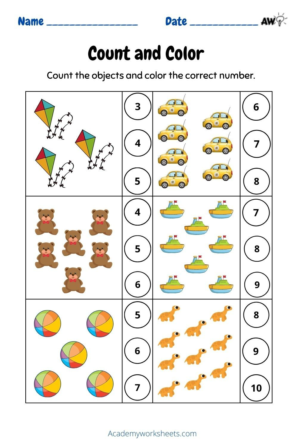 21 Numbers 1-15 Worksheets Kindergarten Printable