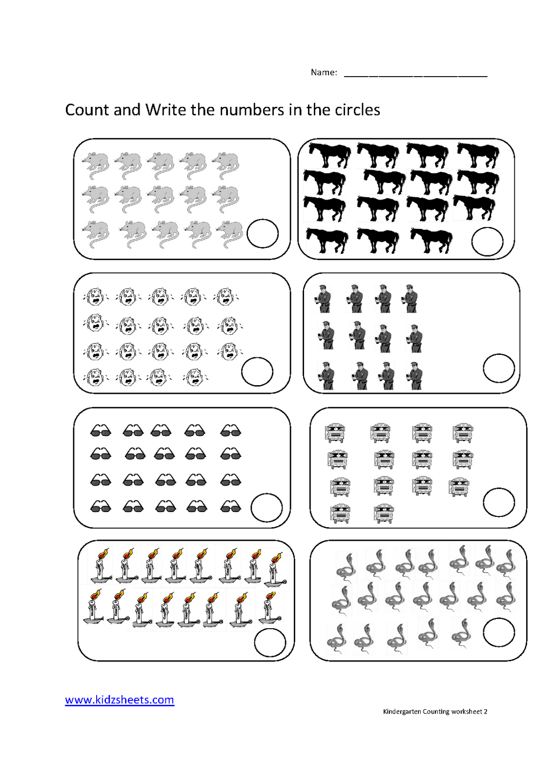 21 Numbers 1-15 Worksheets Kindergarten Printable